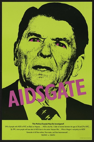 "Aidsgate" poster