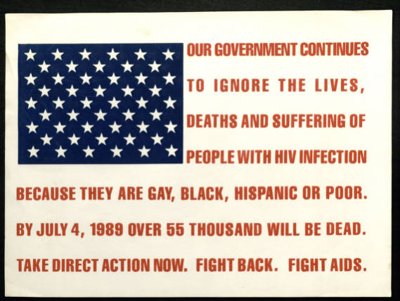 Our Government Continues to Ignore the Lives, Death, and Suffering of People with HIV Infection poster