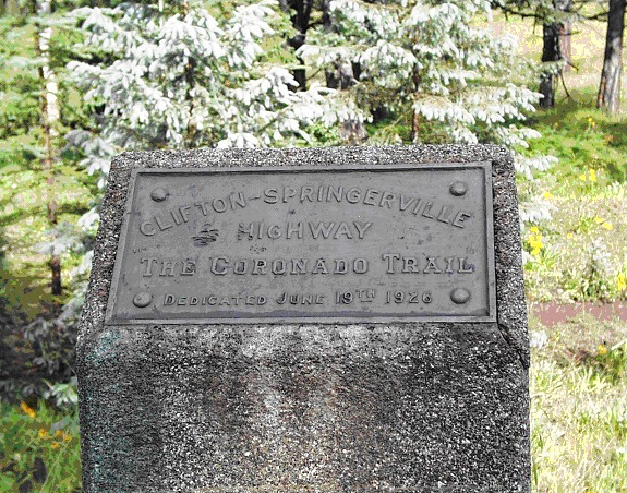 Coronado Trail Scenic Byway - Coronado Trail Historical Marker