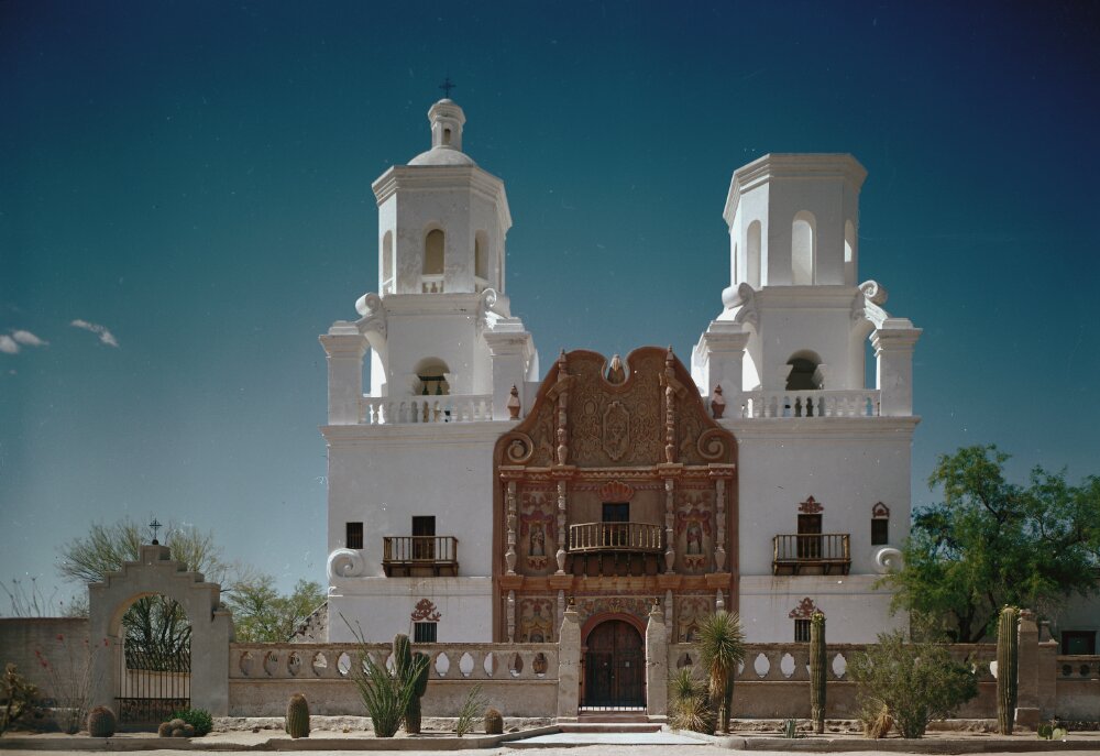 San Xavier del Bac Mission - Facade