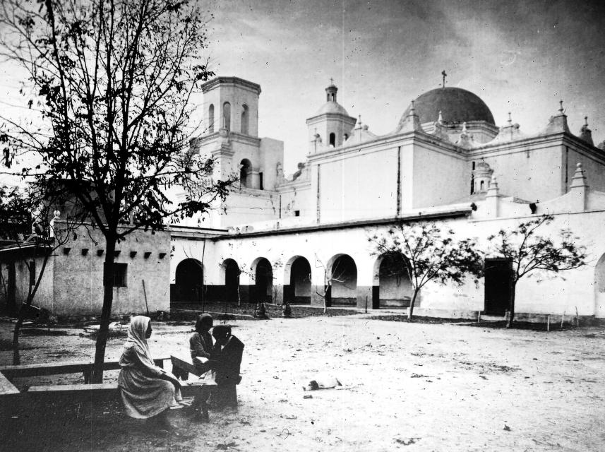 San Xavier del Bac Mission - Rear View