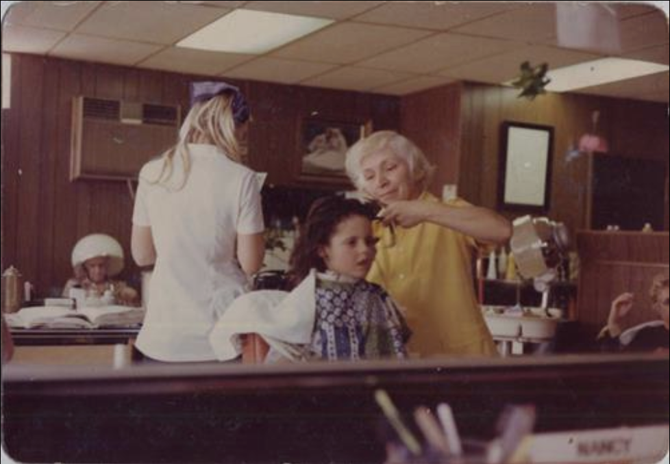 Nancy (Garramone) Walrath's Snow White Beauty Salon, 1972